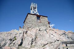 17 Sanson Peak With Meteorological Station From Sulphur Mountain At Top Of Banff Gondola In Summer.jpg
